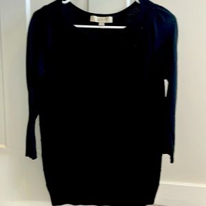 Black 3/4 length lightweight sweater